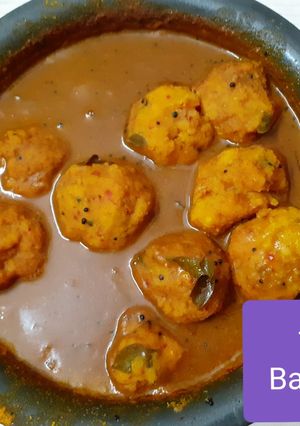 A picture of Toor Dal Ball Sambar.