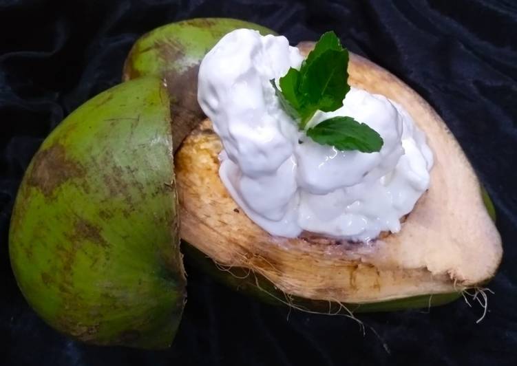 How to Prepare Super Quick Homemade Tender Coconut Ice cream