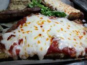 Una foto de matambre a la pizza en el al horno