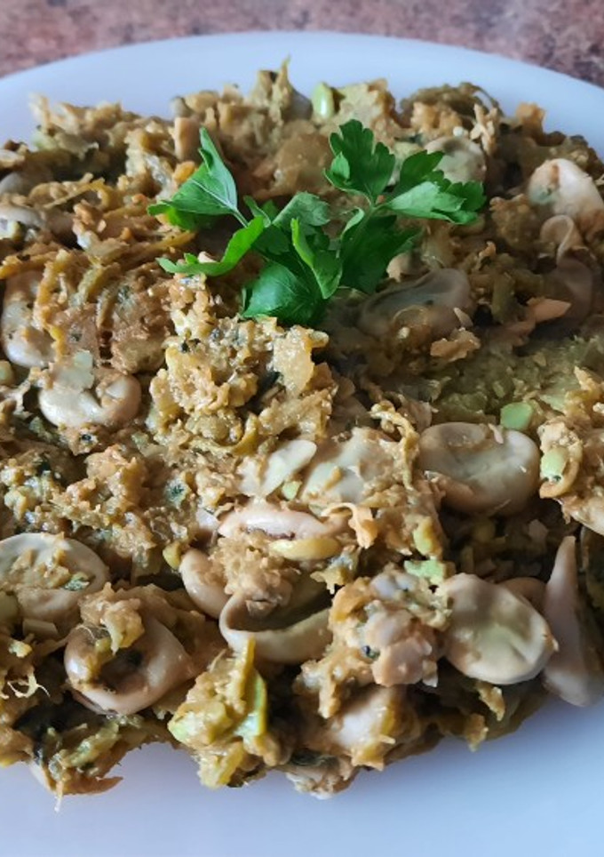 Una foto de Receta fácil y rica de habas frescas al estilo marroquí