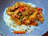 Μαλαισιανό πικάντικο κοτόπουλο stir-fry (Ayam Paprik) C&G