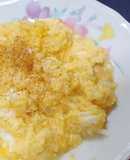 「金沙滑蛋」雞蛋和鹹蛋混搭