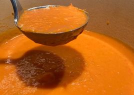 Tomato (with carrot, red pepper and potato) soup