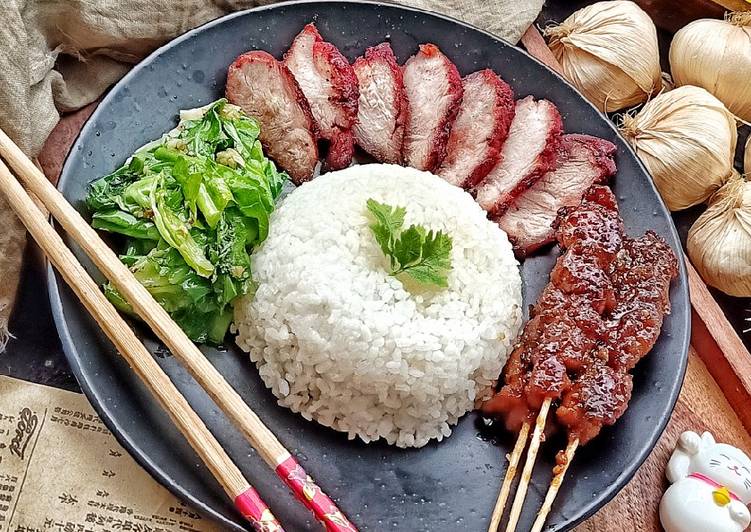 Resep Nasi Campur Babi🐷 yang Bisa Manjain Lidah