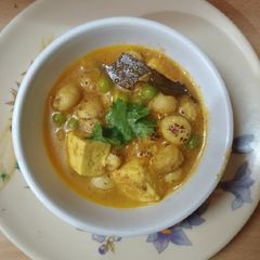 A picture of Makhana posta ki sabji.