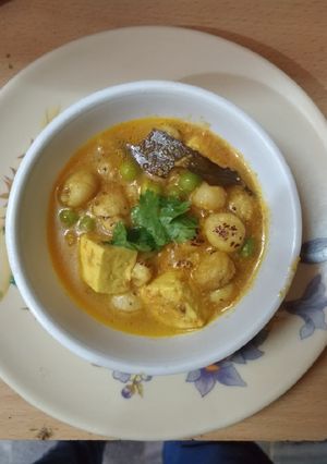 A picture of Makhana posta ki sabji.