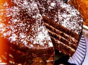 Foto de Bolo de Chocolate e Mascarpone