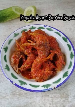 Foto resep Kepala Ayam Bumbu Rujak