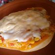 Zapallo anco relleno vegetariano