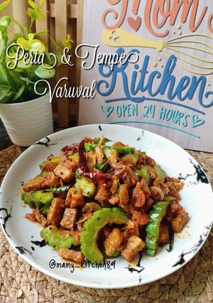 Gambar Peria & Tempe Varuval (VEGETARIAN)