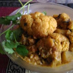 Gobhi malai curry A picture of Gobhi malai curry.