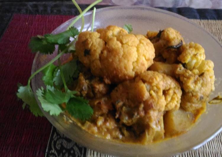 Recipe of Homemade Gobhi malai curry