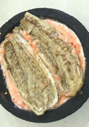 Foto resep Terong penyet santan