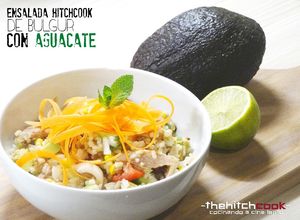 Una foto de Ensalada de bulgur con aguacate