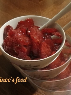 عکسی از دستور مربای توت فرنگی