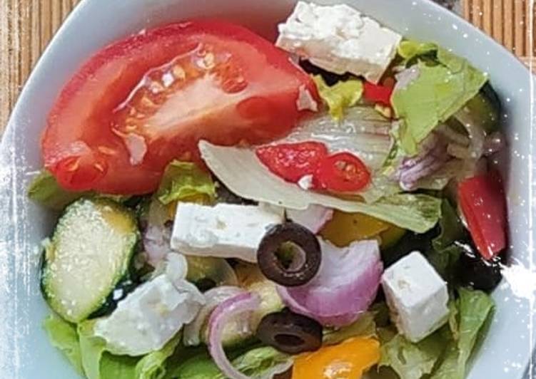 Bumbu Salad Mediterania | Langkah Membuat Salad Mediterania Yang Paling Enak