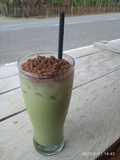 Thai green tea/topping sagun