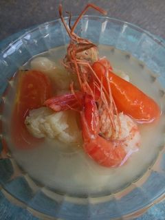 Foto resep Sup ayam udang