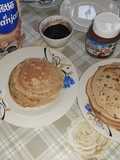 Panqueques de avena y harina integral 🥞