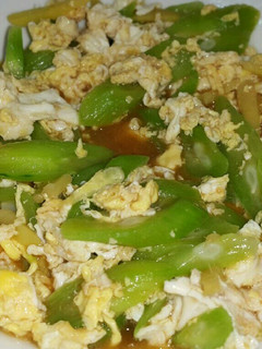 A picture of Stir-Fried Snake Gourd.