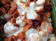 Une photo de gratin chorizo