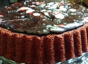 صورة لوصفة تارت الشوكولا مع الكريما ☺😋
