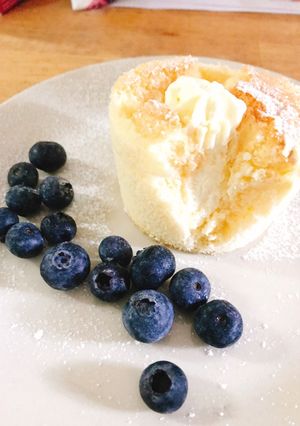 รูปของ เค้กชิฟฟ่อนครีมสด(Fluffy Chiffon Cake)