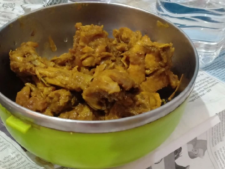 Recipe Chicken Curry the Can Spoil the Tongue Delicious