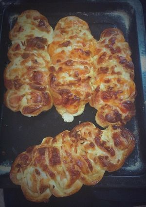 Hình của món Bánh mì xúc xích.