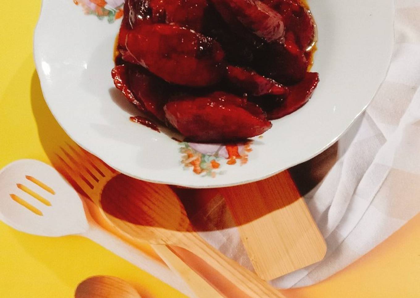 "Oseng Sosis babi"👍❤️😘