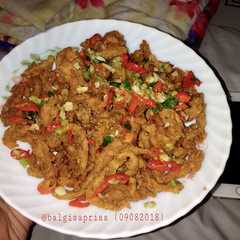 A picture of Jamur Crispy Cabai Garam.