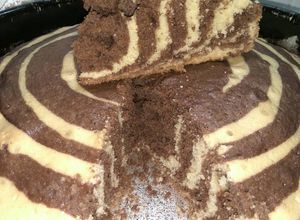 Una foto de Torta cebra