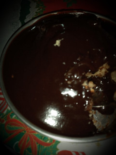 Una foto de Baño de dulce de leche y chocolate