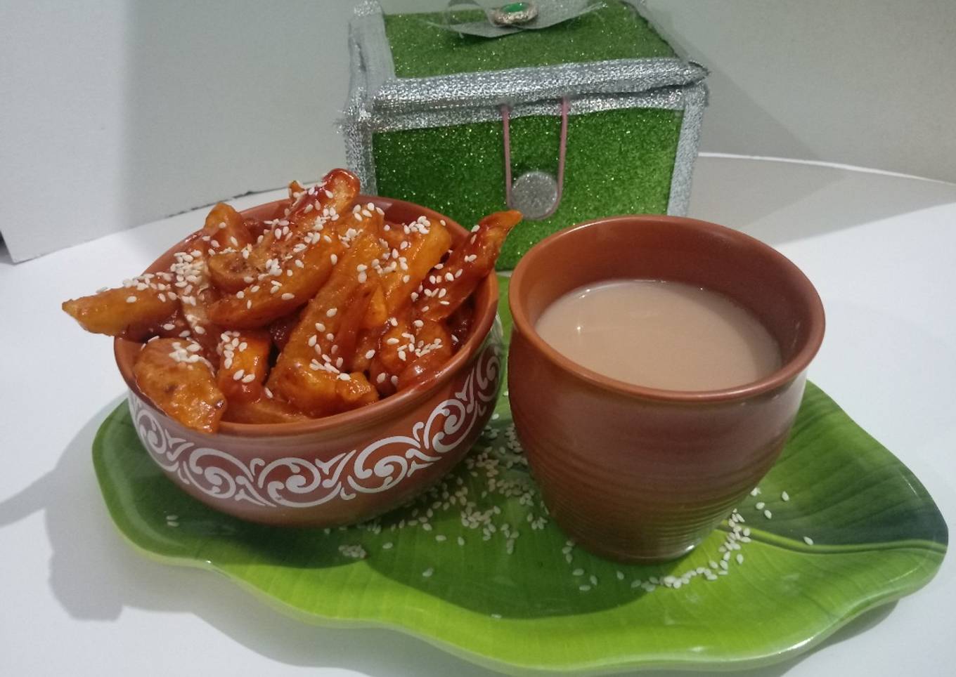 Honey Chilli Potato