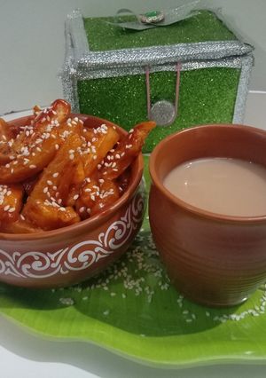 A picture of Honey Chilli Potato.