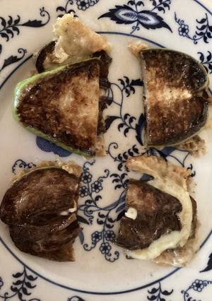 A picture of California Farm Cheese Stuffed Squash.