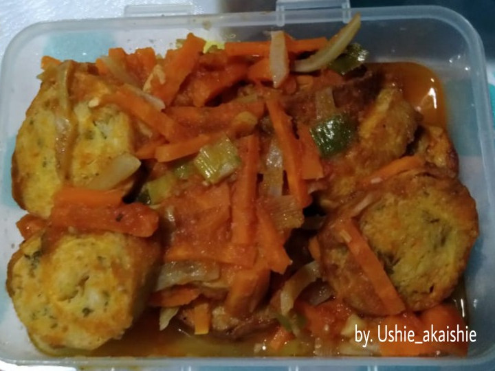 Cara Gampang Membuat Rolade Ayam Udang Asam Manis Ekonomis