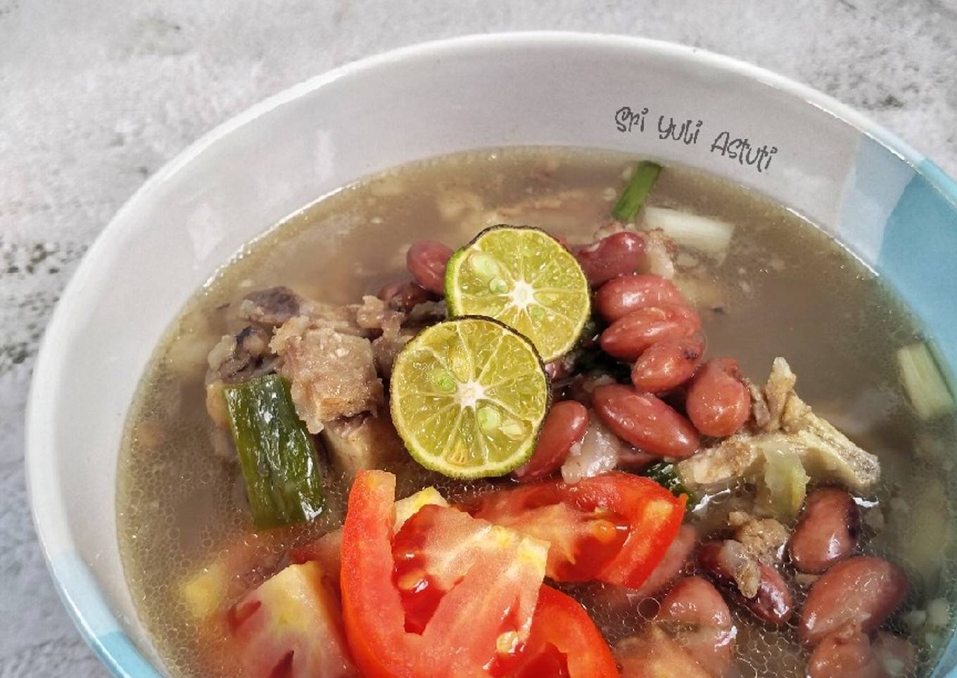 Resep Sop Buntut Kacang Merah, Enak