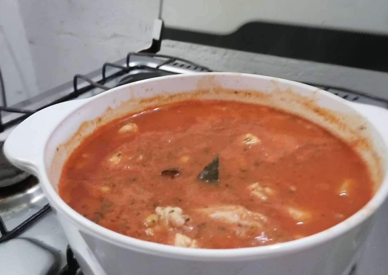 Guiso de lenteja y pollo