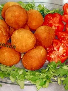 عکسی از دستور توپک پنیری مرغ