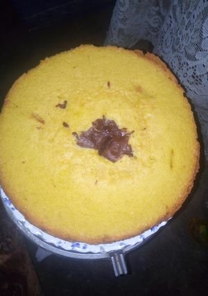 A picture of Vanilla sponge cake.