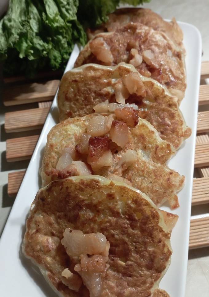 Картопляні млинці зі шкварками