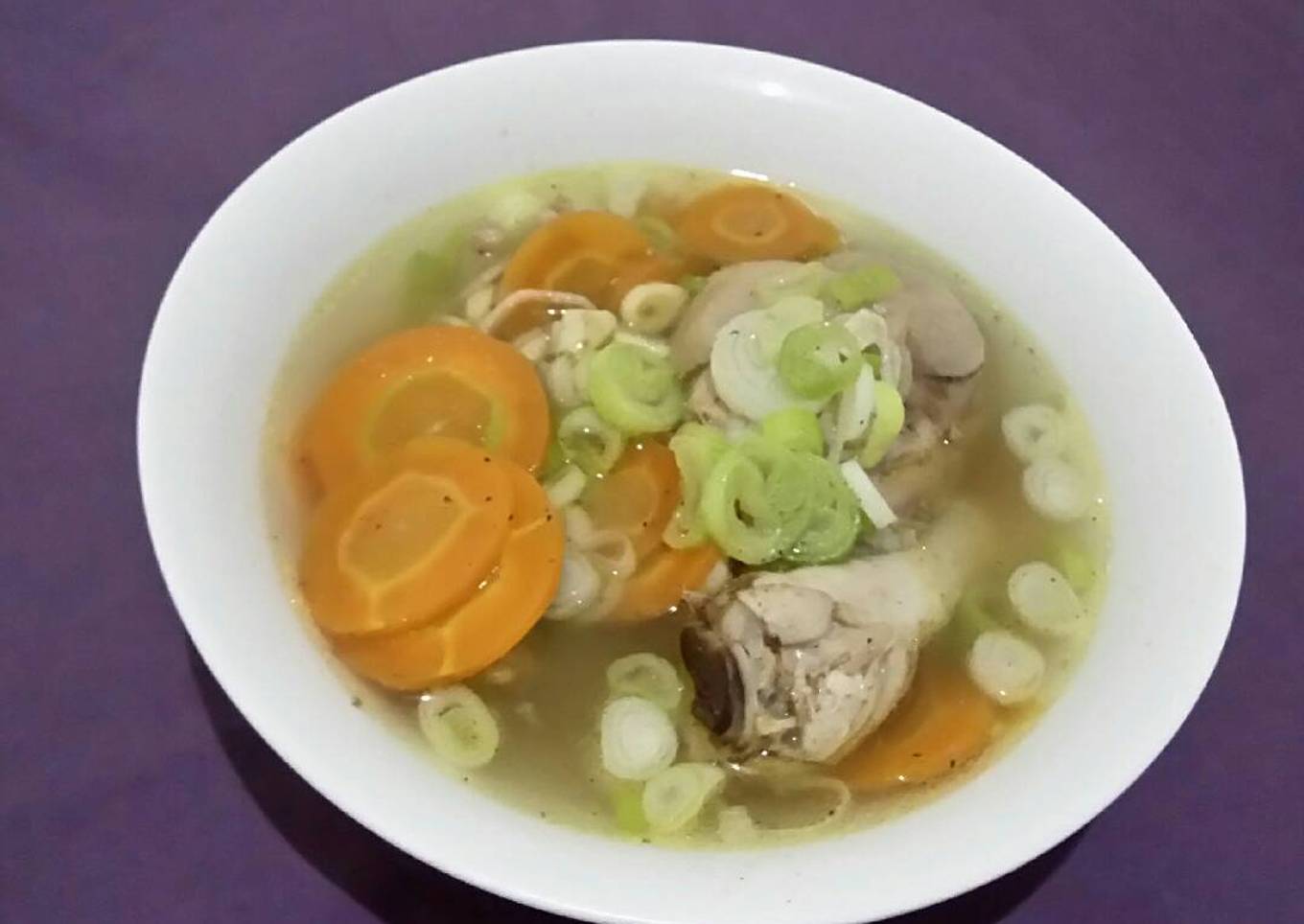 Sup Ayam Ala Pak Min Klaten