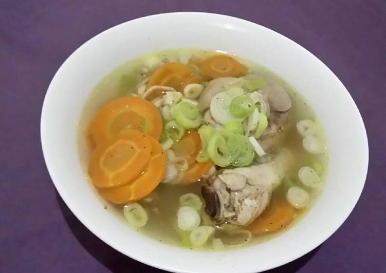 Resep Sup Ayam Ala Pak Min Klaten yang Lezat