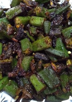 A picture of Bhindi masala.