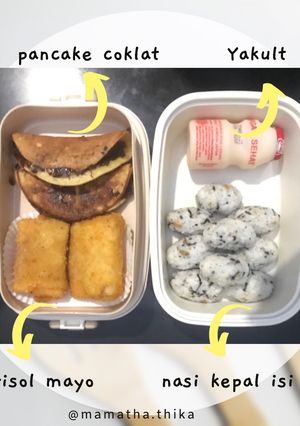 Foto resep 1. Bekal Sekolah Nasi Kepal