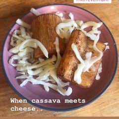 A picture of Fried Cassava - Indonesian way;).