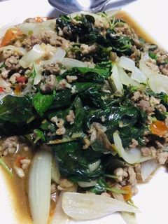 รูปของ กระเพราหมูสับ