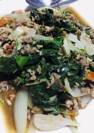 รูปของ กระเพราหมูสับ