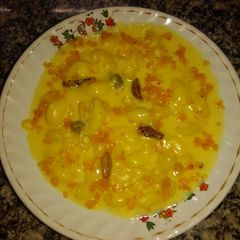 A picture of Pasta kheer.
